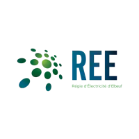 Logo REE (Régie d'électricité d'Elbeuf)